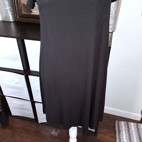 MOSSIMO BLACK TEE-SHIRT DRESS SZ.S EUC - Picture 4 of 8